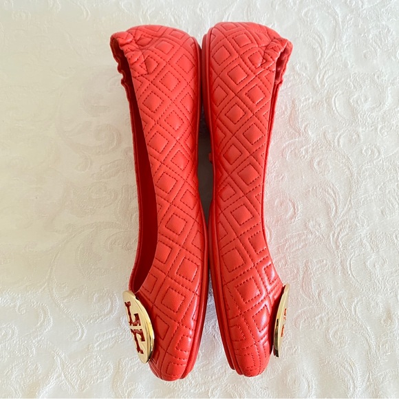 TORY BURCH
Coral Minnie embellished quilted leather ballet flats - Picture 12 of 13